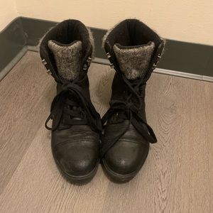 Black Combat Boots 🖤